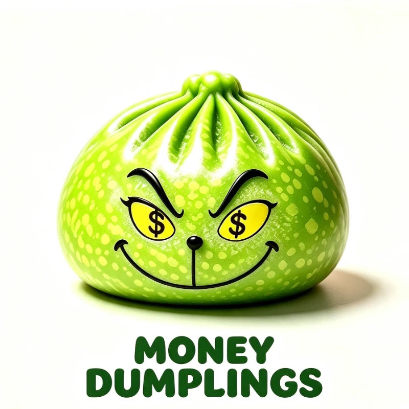Glitter Green Dumpling With Steamer Squeeze  Buns Relieve Stress for Christmas Party Gift New Year Gift